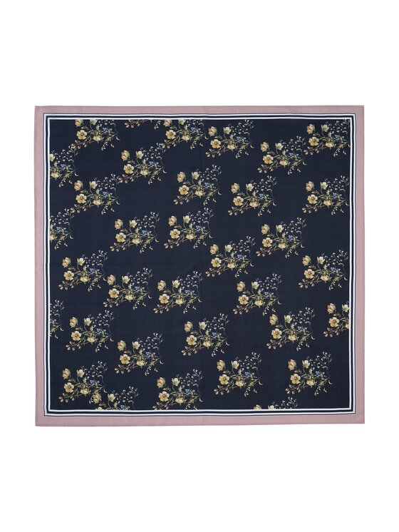 ALLORA BE UNIQUE ALLORA BE UNIQUE Foulard silk scarf Nero