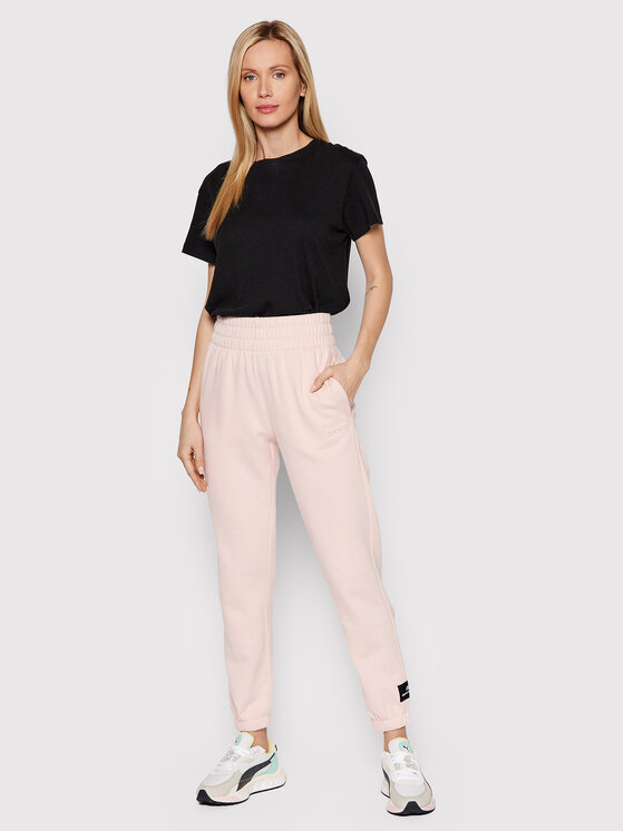 DKNY Sport DKNY Sport Spodnie dresowe DP1P2822 Różowy Regular Fit