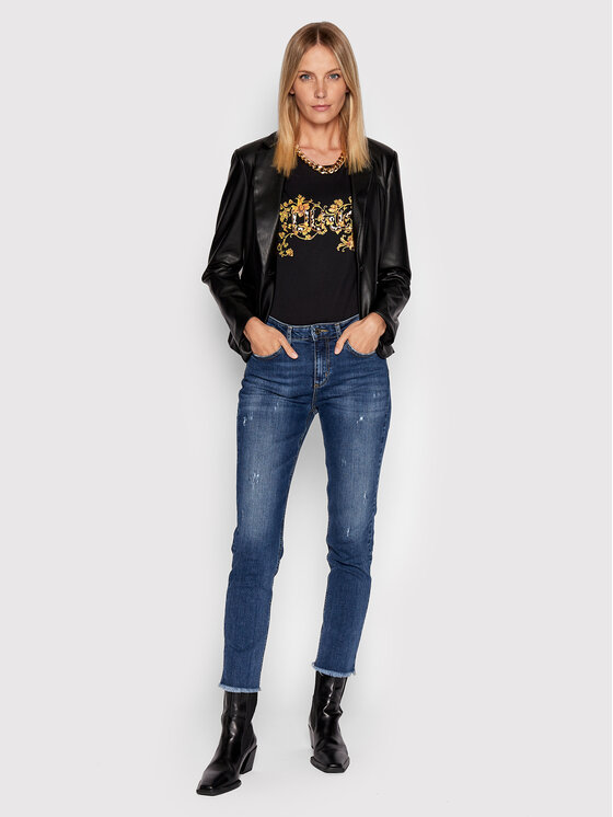 T-shirt WF2375 JS923 Nero Regular Fit