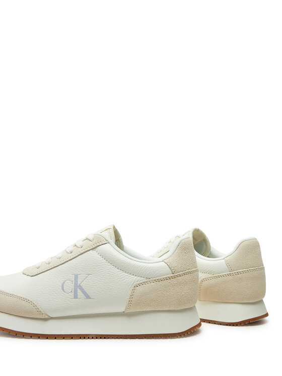 Calvin Klein Jeans Calvin Klein Jeans Tenisice Runner Laceup Low Mix Mg YW0YW01798 Bijela