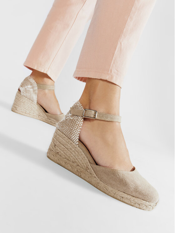 Castañer Castañer Espadryle Carol/6/002 021655-2017 Beżowy