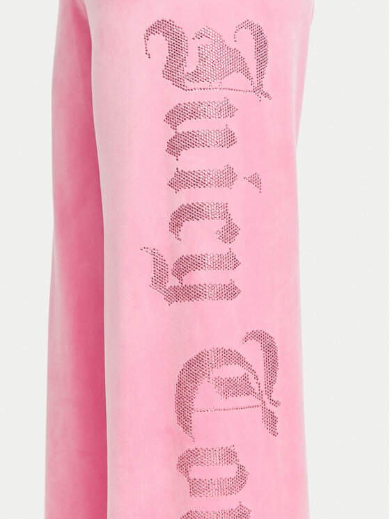 Juicy Couture Juicy Couture Долнище анцуг Old Gothic JCWBJ226334 Розов Regular Fit