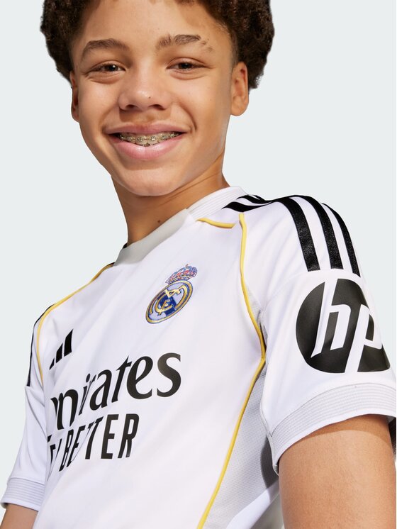 adidas adidas Koszulka techniczna Real Madrid 25/26 Home Jersey Biały Regular Fit