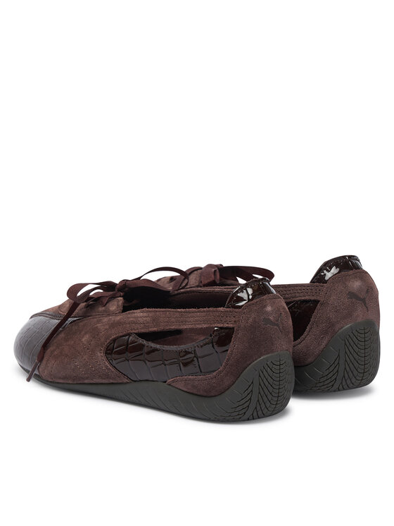 Puma Puma Балетки Speedcat Ballet Nova Croc 40881301 Коричневий