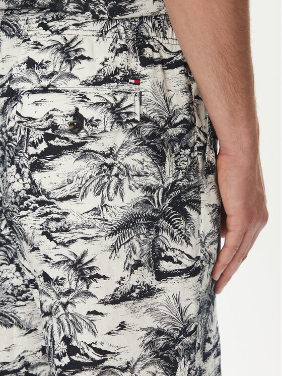 Tommy Hilfiger Tommy Hilfiger Bavlnené šortky MW0MW39284 Tmavomodrá Regular Fit