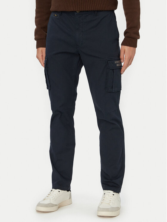 Aeronautica Militare Pantaloni cargo 262PA1329UCT02443 Bleumarin Regular Fit