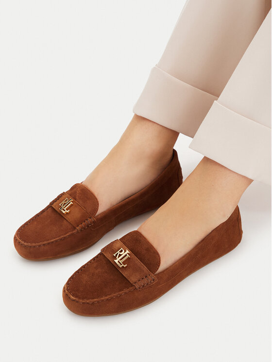 LAUREN RALPH LAUREN LAUREN RALPH LAUREN Mokasíny Barnsbury 802821629032 Hnedá