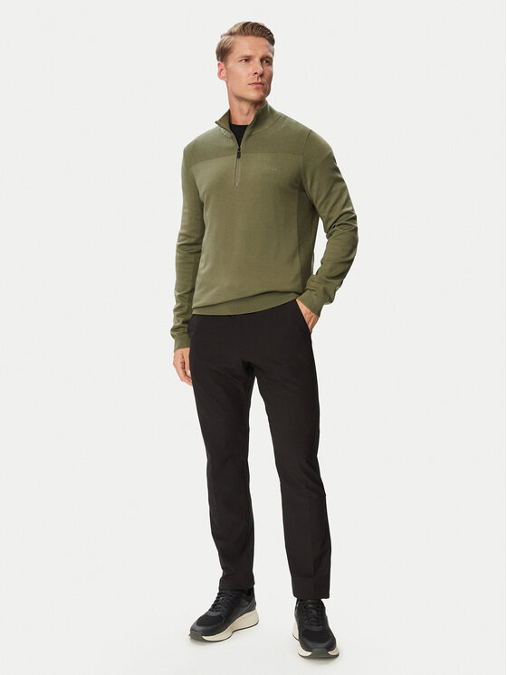 BOSS BOSS Kampsun Momentum-X QZ 50547898 Khakivärviline Regular Fit