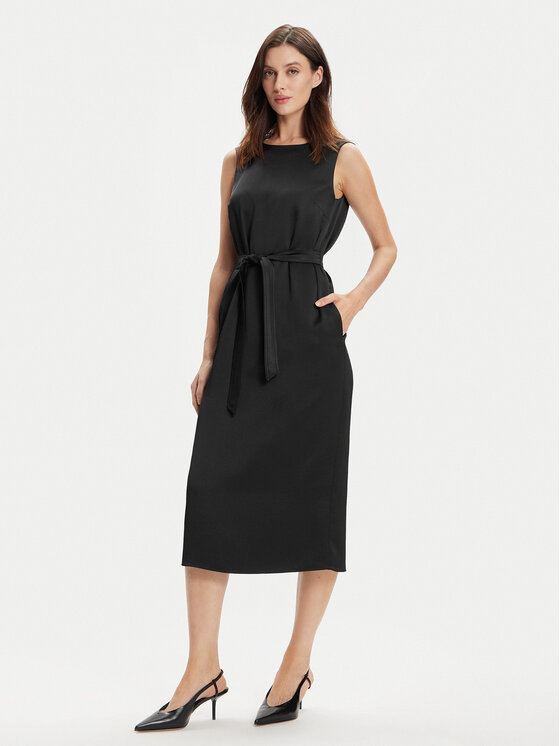 Weekend Max Mara Weekend Max Mara Rochie de zi Baiardo 2415221021 Negru Regular Fit