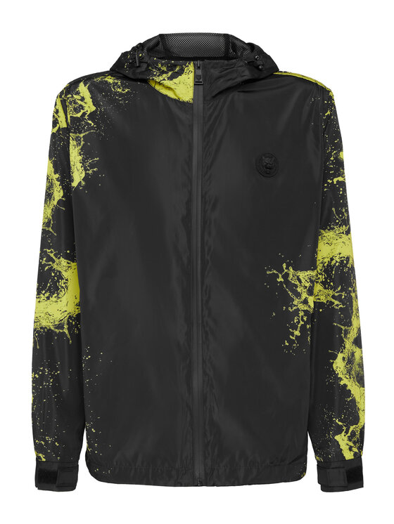 Plein Sport Plein Sport Wiatrówka 28349 Czarny Regular Fit
