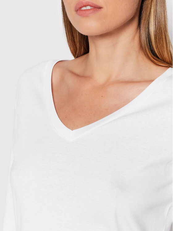 United Colors Of Benetton United Colors Of Benetton Bluse 3GA2E4245 Weiß Regular Fit