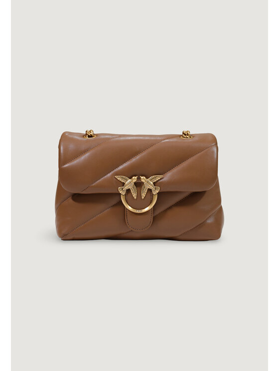 PINKO PINKO Τσάντα LOVE PUFF CLASSIC CL SHEEP NAPPA Καφέ