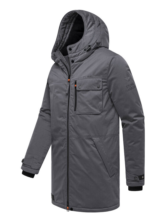 Stone Harbour Stone Harbour Kurtka zimowa Fintaan Szary Regular Fit