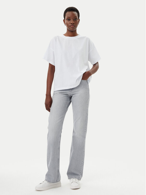ViCOLO ViCOLO Tričko UD0005 Biela Relaxed Fit