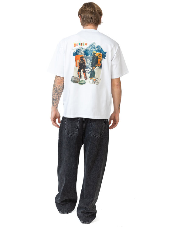 Mercur Mercur T-Shirt Himalaya Biały Comfortable Fit