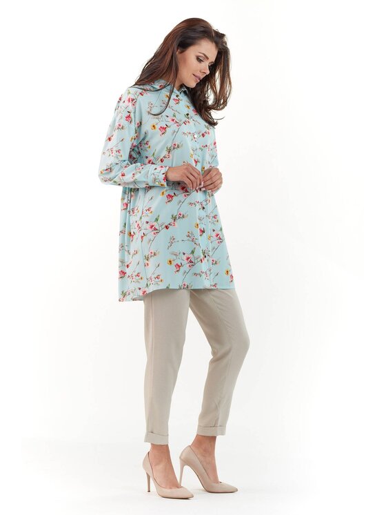 Infinite You Infinite You Koszula M162 Niebieski Basic Fit