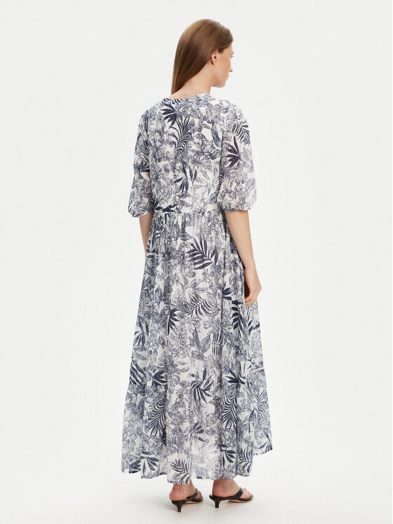 United Colors Of Benetton United Colors Of Benetton Rochie de vară 4ENDDV0BT Albastru Relaxed Fit