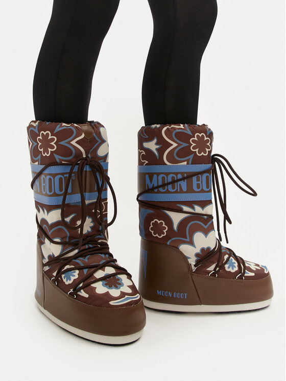 Moon Boot Moon Boot Škornji za sneg Mb Icon Flower 80D1402940 Rjava