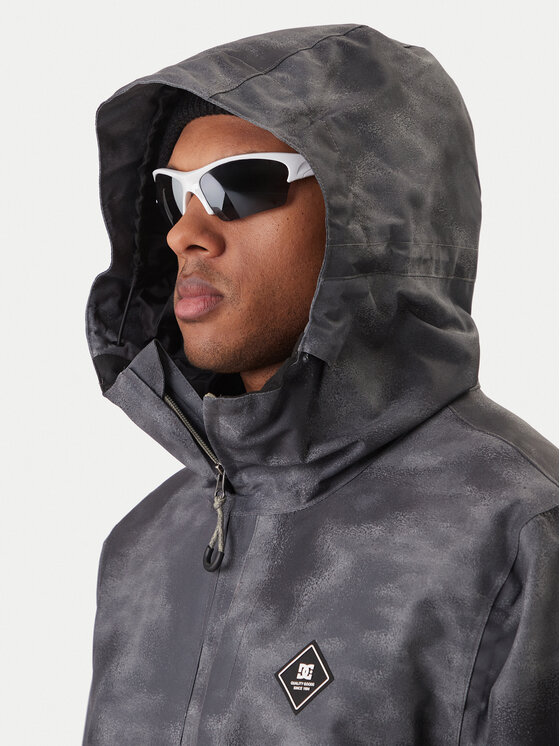 DC Shoes DC Shoes Skijacke Basis Print ADYTJ03081 Grau Regular Fit