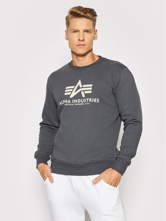 Alpha Industries Alpha Industries Mikina Basic 178302 Šedá Regular Fit