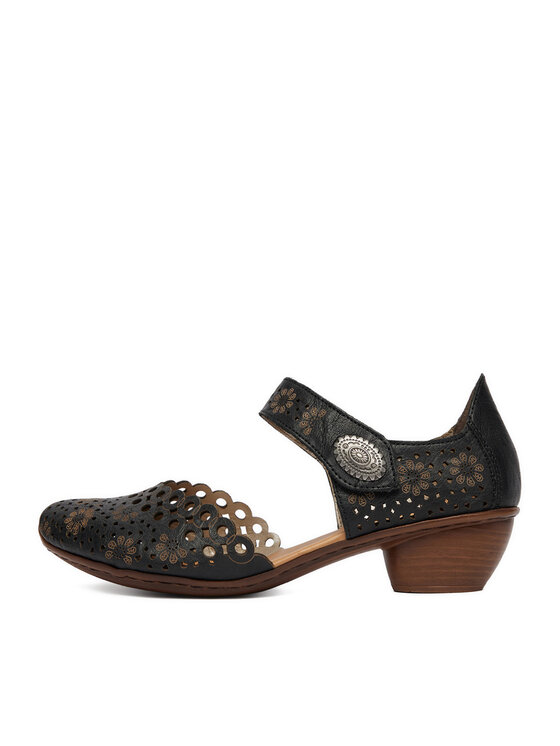 Rieker Rieker Halbschuhe 43753-00 Schwarz