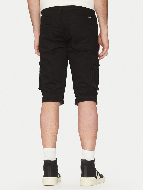 Blend Blend Pantaloncini di jeans 20713329 Nero Regular Fit