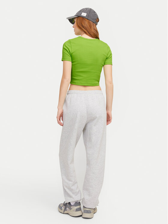 JJXX JJXX T-krekls Florie 12217164 Zaļš Slim Fit