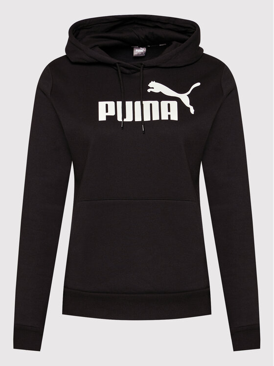 Puma Puma Μπλούζα Essentials Logo 586788 Μαύρο Regular Fit