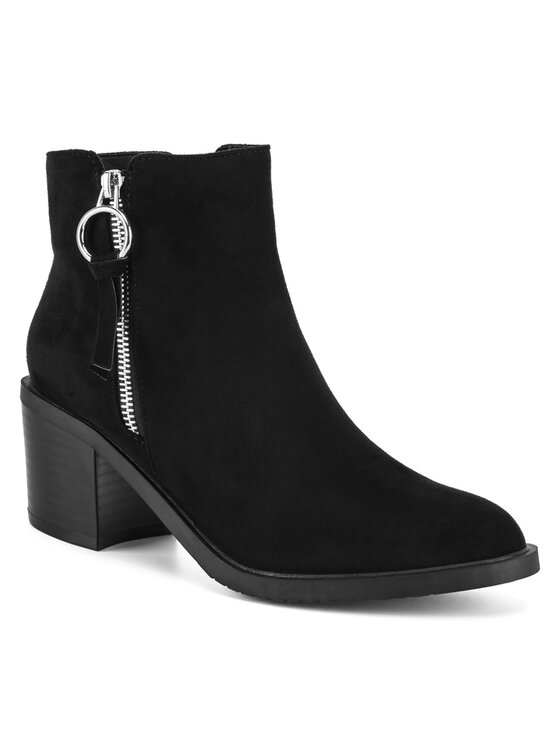 Clara Barson Clara Barson Polokozačky LS5276-02A Černá