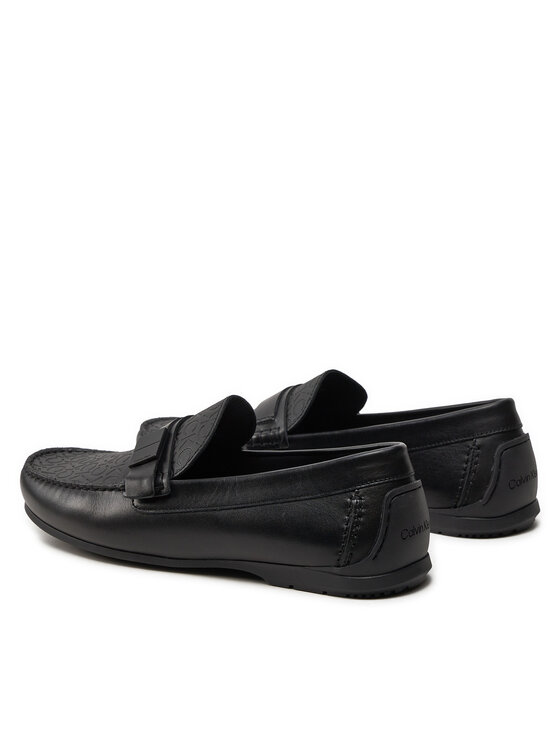 Calvin Klein Calvin Klein Mokassins Driver W/ Iconic Plaque Mono HM0HM01500 Schwarz