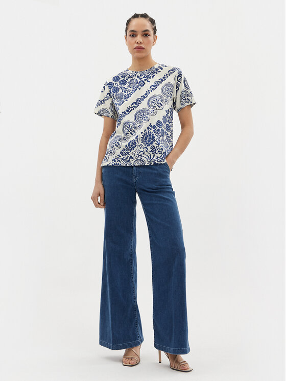 Weekend Max Mara Weekend Max Mara T-Shirt Eloisa 2415971072 Écru Loose Fit