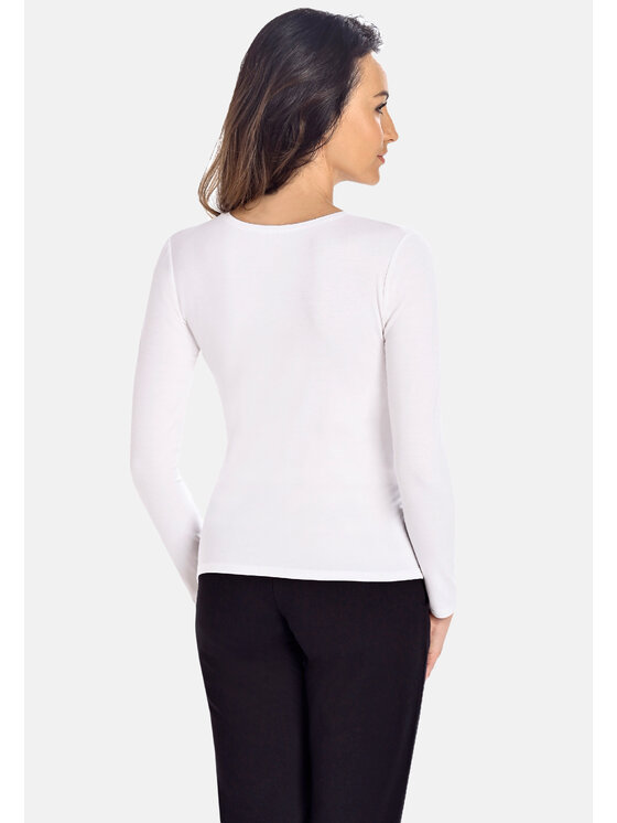 Teyli Teyli Bluzka 509 Biały Standard Fit