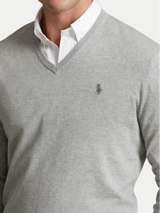 Polo Ralph Lauren Polo Ralph Lauren Pulover 710670789002 Gri Slim Fit