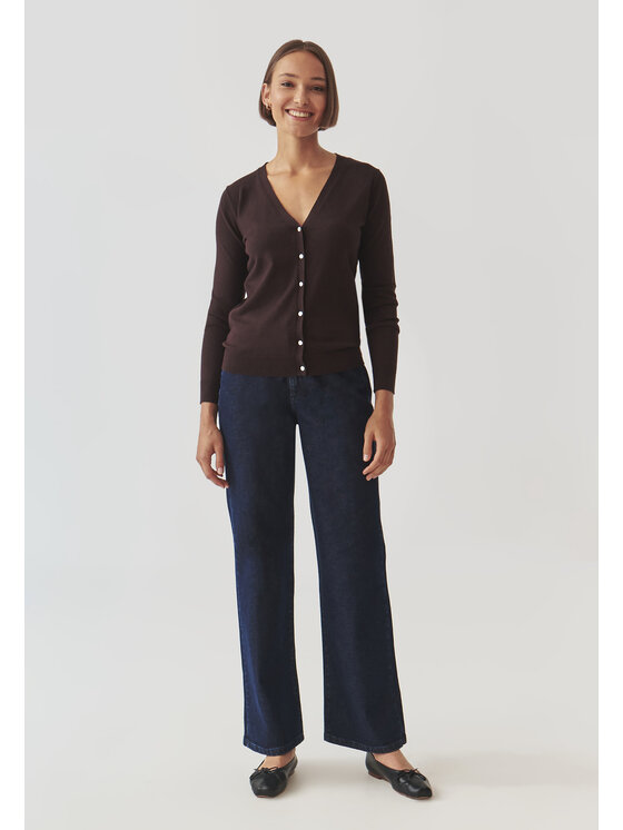 TATUUM TATUUM Sveter VERA Hnedá Classic Fit
