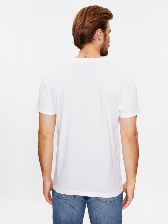 Gant Gant Set 2 tricouri C-Neck 2 Pack 900002008 Alb Regular Fit