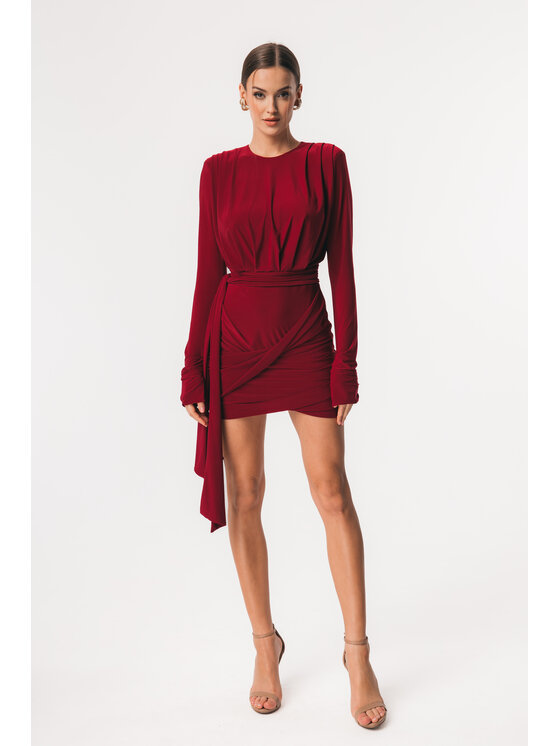 Aurora Aurora Abito da cocktail Noelle Bordeaux Feminine Fit