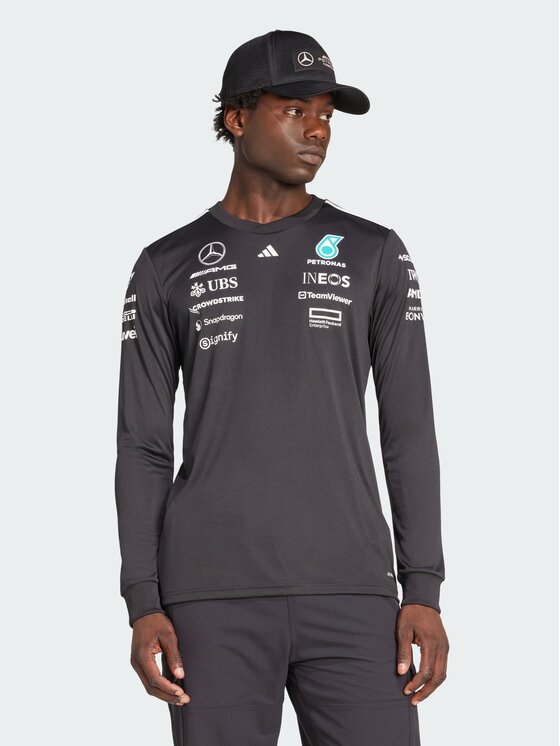 adidas adidas Longsleeve 148145 Czarny Slim Fit