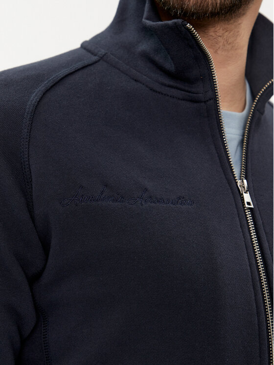 Aeronautica Militare Aeronautica Militare Džemperis ar kapuci 241FE1860F537 Tumši zils Regular Fit