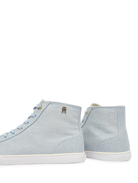 Tommy Hilfiger Tommy Hilfiger Tenisice Th Chic Low Profile Mid Cut FW0FW09356 Svijetloplava
