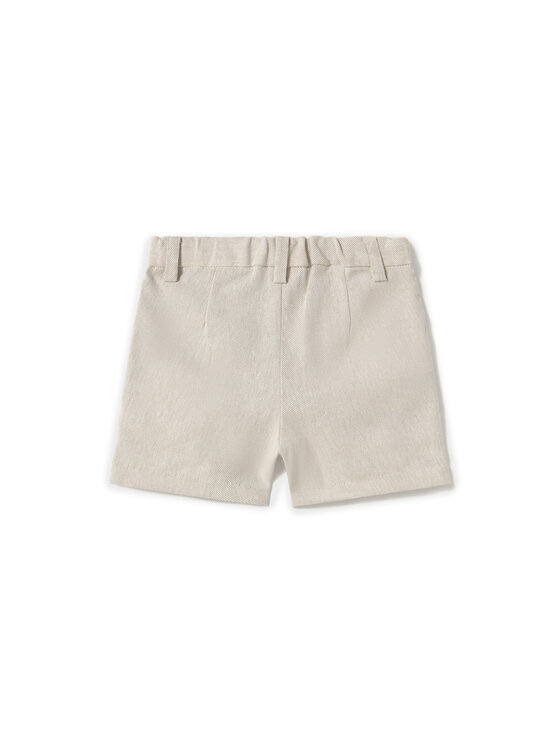 Mayoral Mayoral Шорти от плат 1240 Бежов Regular Fit