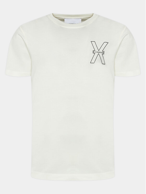 Richmond X Richmond X T-shirt Rached UMP24031TS Bianco Regular Fit