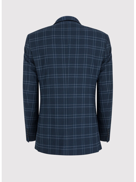 Pako Lorente Pako Lorente Marynarka P22WF-3G-004 Granatowy Slim Fit