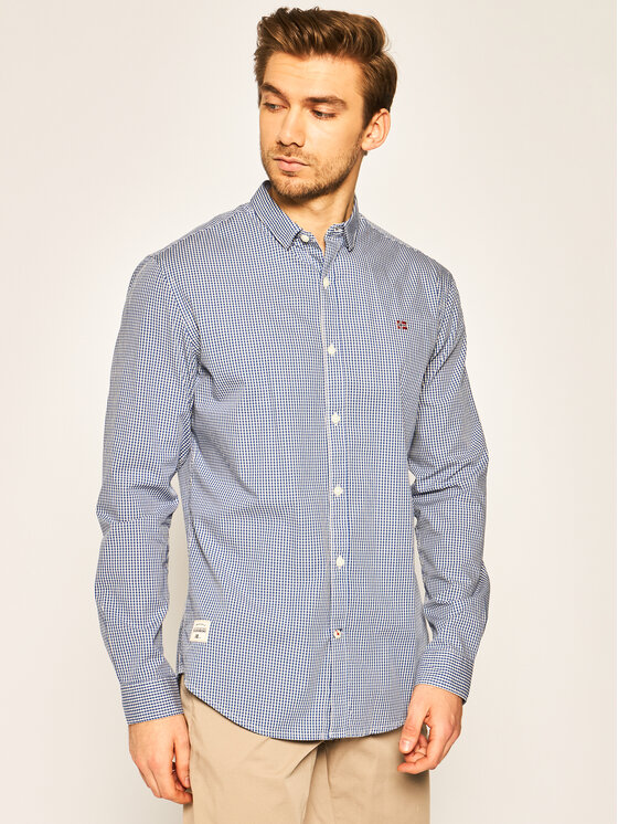 Napapijri Napapijri Сорочка Gode NP0A4E2U3 Голубий Urban Fit