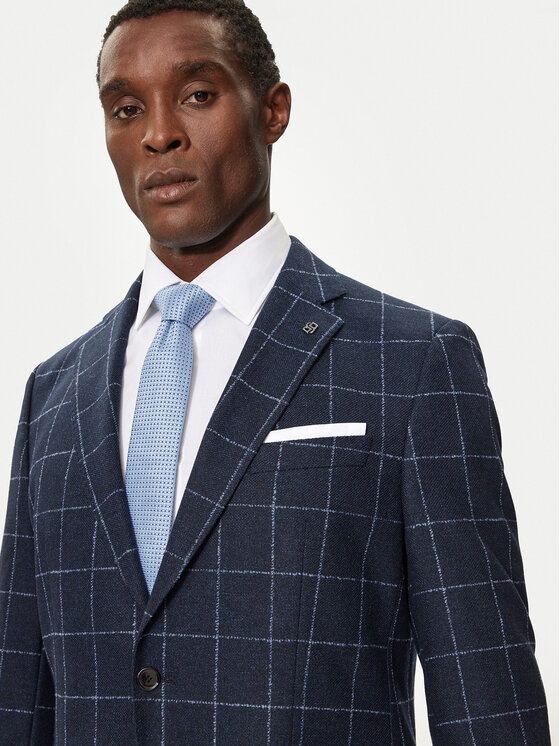 BOSS Boss Піджак H-Hutson 50527998 Cиній Slim Fit