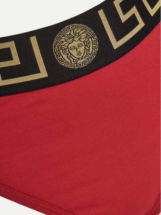 Versace Versace Klasszikus magas derekú alsó AUD01050 1A10011 Piros
