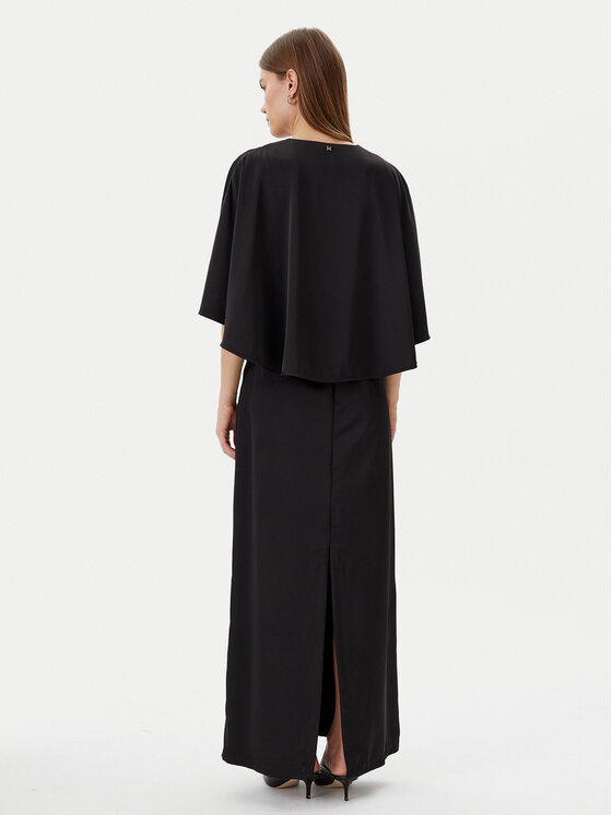 Lola Casademunt by Maite Lola Casademunt by Maite Večernja haljina MS2516014 Crna Slim Fit
