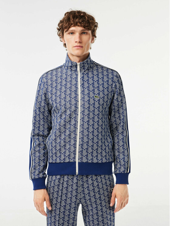 Lacoste Lacoste Mikina SH1368 Modrá Regular Fit