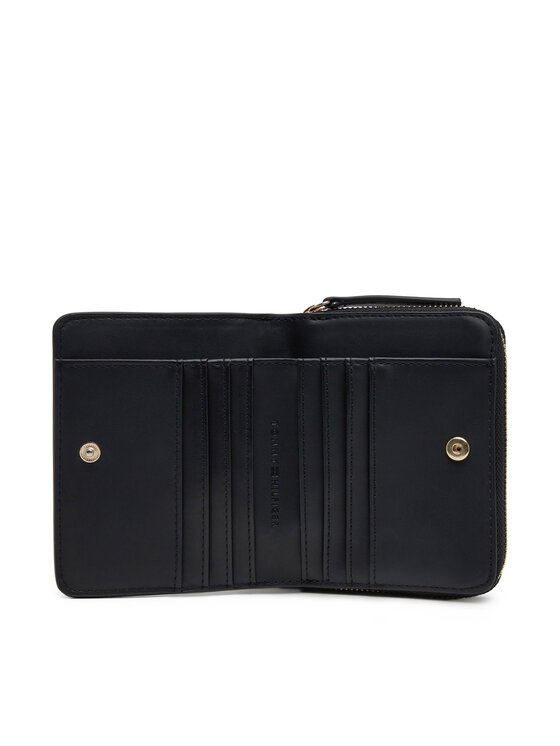 Tommy Hilfiger Tommy Hilfiger Πορτοφόλι Th Logotape Med Za AW0AW17408 Μαύρο