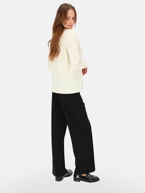 L’AF L’AF Sweter Nomi Kremowy Regular Fit
