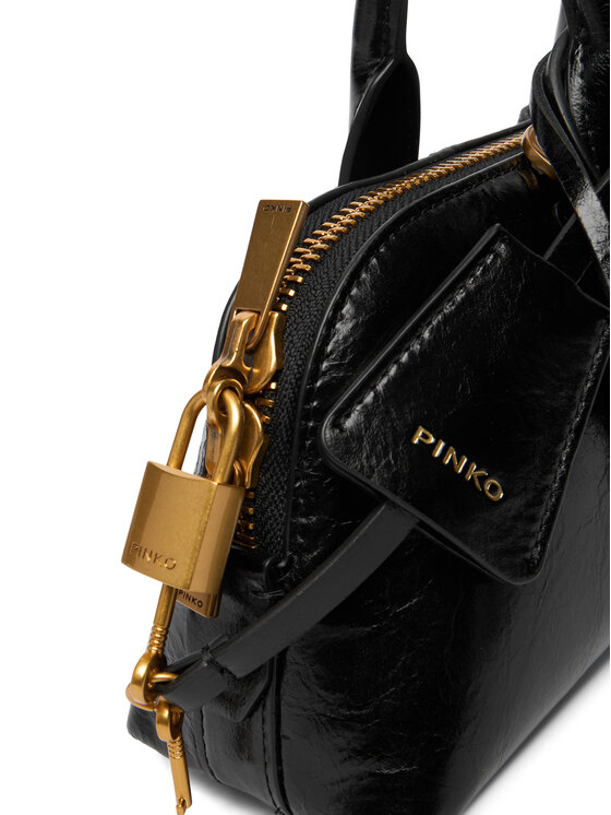 PINKO PINKO Torbica Bowling Bag Baguette AI 25-26 105334 A2VW Crna
